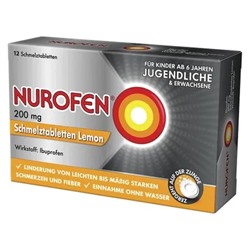 Nurofen® 200 mg Schmelztabletten Lemon