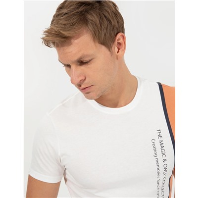 Coral Slim Fit Bisiklet Yaka Tişört