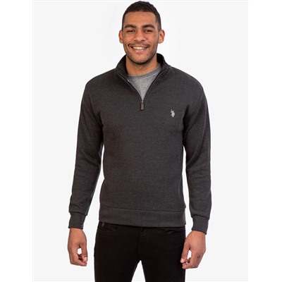 QUARTER ZIP SWEATER