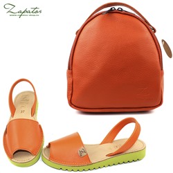 AB.ZAPATOS · 3201 naranja+AB.Z · Pelle · mochila NAPA (630) Naranja
