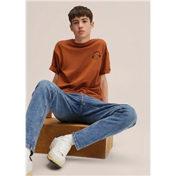 Camiseta algodón mensaje -  Niño | MANGO OUTLET España