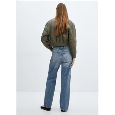Jeans rectos pinzas
