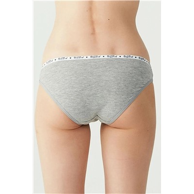 U.S. Polo Assn.3lü Paket, Pamuklu Kadın Slip Külot 66209