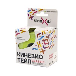 Кинезио тейп, 5 м x 5 см, светло-зелёный