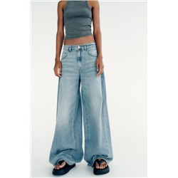 TRF WIDE-LEG SLOUCHY MID-RISE JEANS