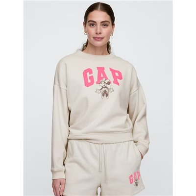 Gap × Disney Minnie Mouse Oversized Gap Logo Sweatshirt
