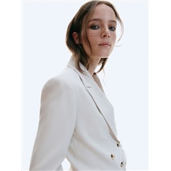 Doppelreihiger Blazer aus Viskosemischung