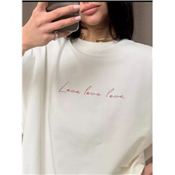 Хлопковая футболка Love Love Love