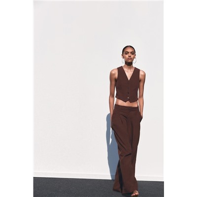 PLEATED TROUSERS