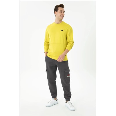 Erkek Fıstık Yeşili Sweatshirt