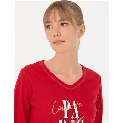 Kırmızı Pijama Takımı
