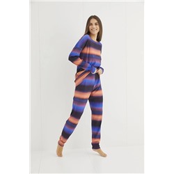 Siyah İnci Desenli Örme Kaşkorse Pijama Takım 21263239