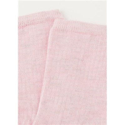 Kurze Socken mit Cashmere und Rippmotiv für Mädchen