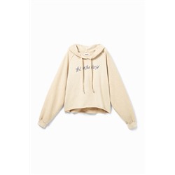 Sudadera corta algodón reciclado
