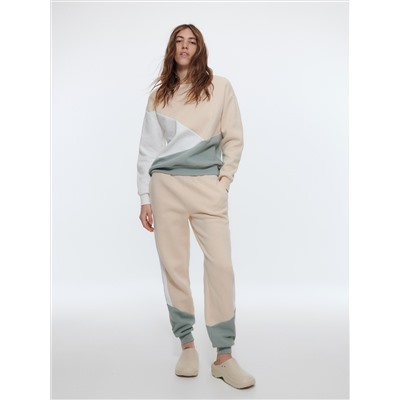 Colour block hoodie