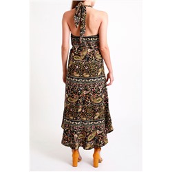 Vestido recto Negro