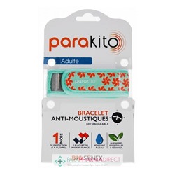 Parakito Bracelet Anti-Moustiques Rechargeable Adulte Fun Etoiles