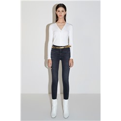 Vaquero skinny Negro