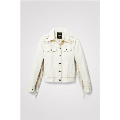 Chaqueta vaquera biker