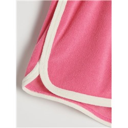 Shorts aus Frottee-Jersey
