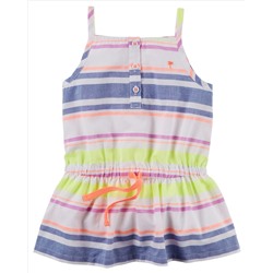 Neon Striped Tunic