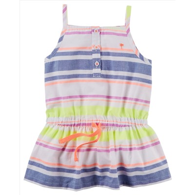 Neon Striped Tunic