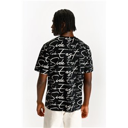 Camiseta texto estampado