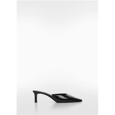 Zapato piel punta destalonado