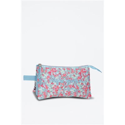 Bolso de mano Aide Celeste y rosa