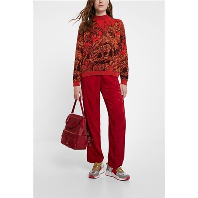 Pantalón deportivo jacquard