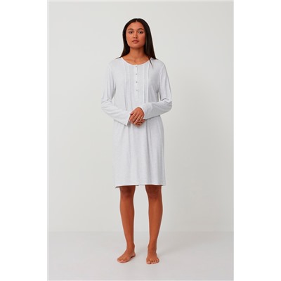 Camisón Gris claro jaspeado
