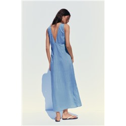 EMBROIDERED MIDI DRESS