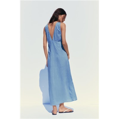 EMBROIDERED MIDI DRESS