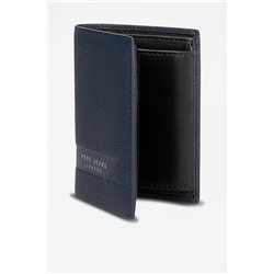 Cartera de piel Jeans Azul marino