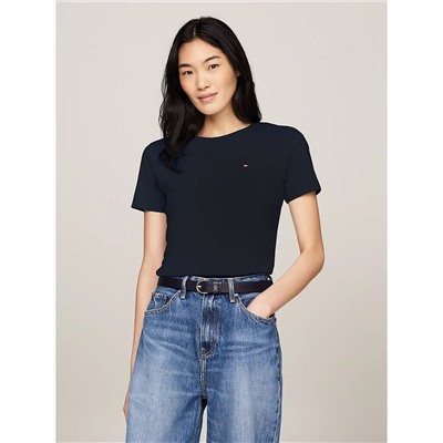 Tommy Hilfiger Slim Fit Ribbed Crewneck T-Shirt