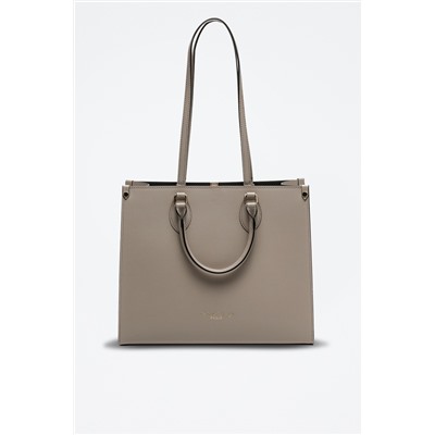 Bolso de piel Alana Beige