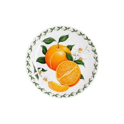 Пара чайная, 1 перс, 2 пр, 480 мл, фарфор F, белая, Апельсин, Orchard Fruits, 55515