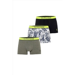 Erkek Lacivert 3'lü Boxer