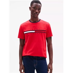 Embroidered Flag Logo T-Shirt