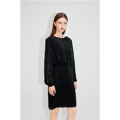 Vestido recto Negro
