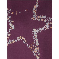 Нарядная футболка с блестящим принтом