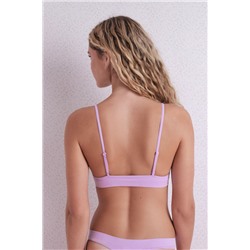 Sujetador seamless triangular lila