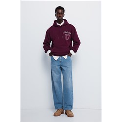 Sudadera capucha bordados