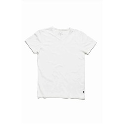 Bad Bear, V-neck Tee Beyaz Tişört (18.01.07.012-c04)