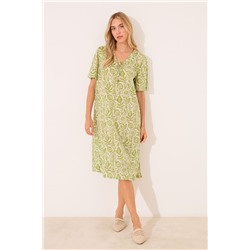 Camisón floral algodón estampado