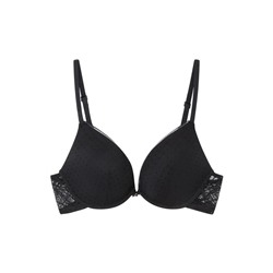 GORGEOUS Sujetador push up encaje tul negro