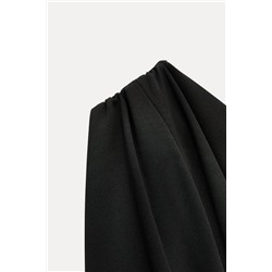 ZW COLLECTION DRAPED ASYMMETRIC DRESS