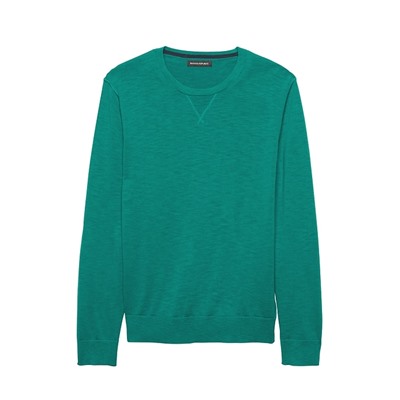 Cotton Sport Crew-Neck Sweater