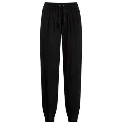 Damen Jogpants in Crepp-Optik