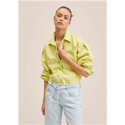 Sobrecamisa vaquera oversize -  Mujer | MANGO OUTLET Melilla